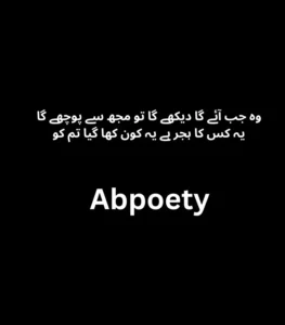  2 line Urdu sad poetry